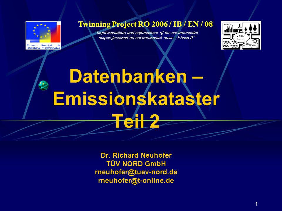 Twinning Project RO 2006 / IB / EN / 08