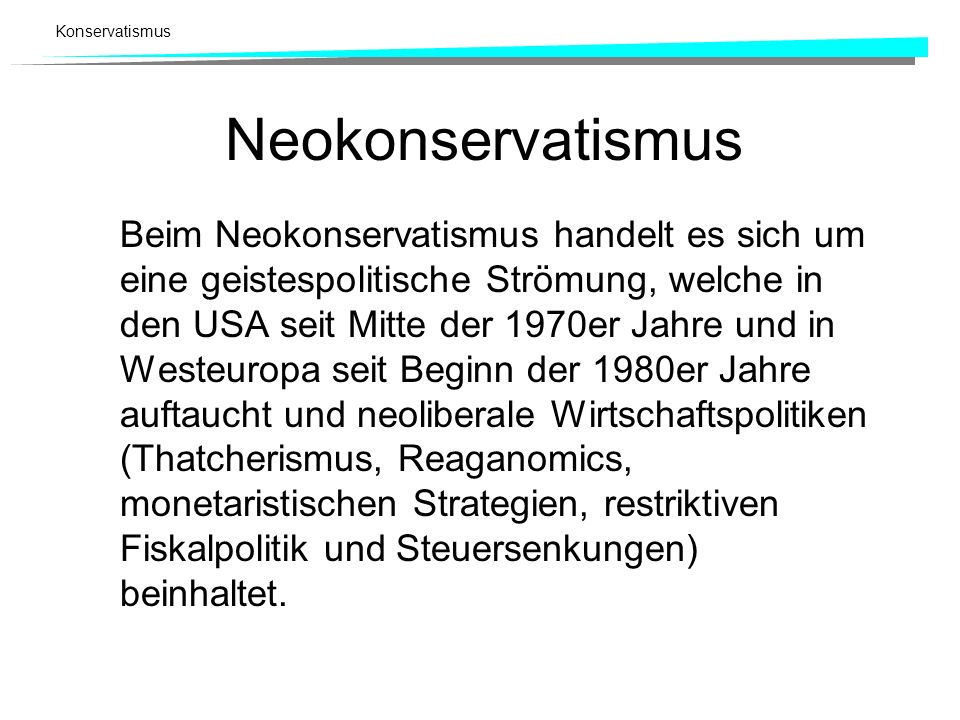 Neokonservatismus