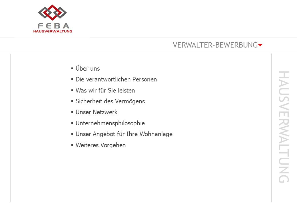 Über uns Die verantwortlichen Personen. Was wir für Sie leisten. Sicherheit des Vermögens. Unser Netzwerk.