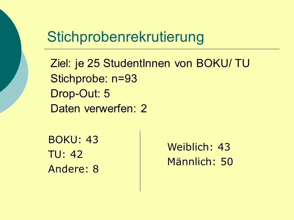 Stichprobenrekrutierung