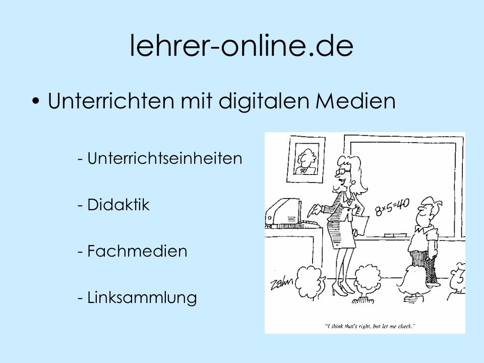 lehrer-online.de Unterrichten mit digitalen Medien