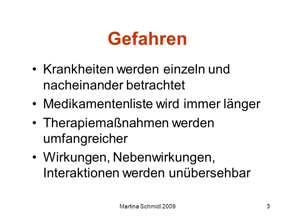 Gefahren Krankheiten werden einzeln und nacheinander betrachtet