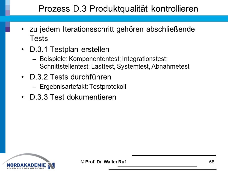 Prozess D.3 Produktqualität kontrollieren
