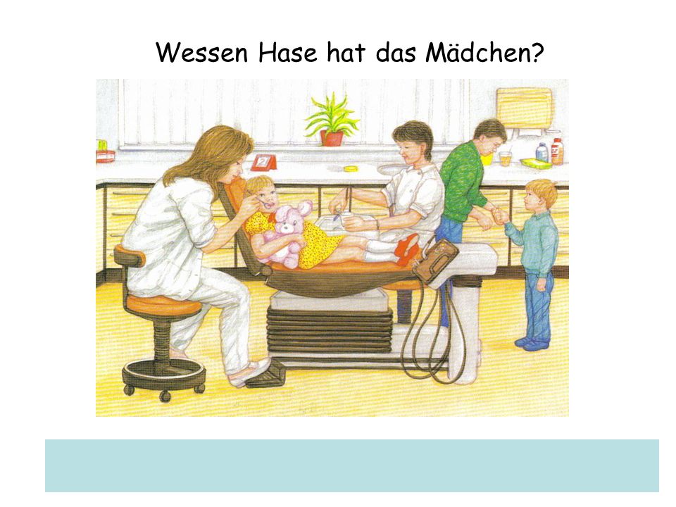 Wessen Hase hat das Mädchen