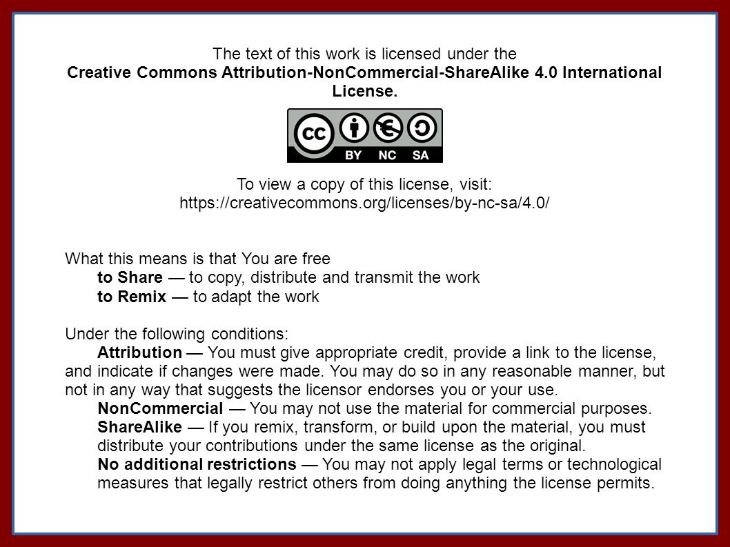 The text of this work is licensed under the