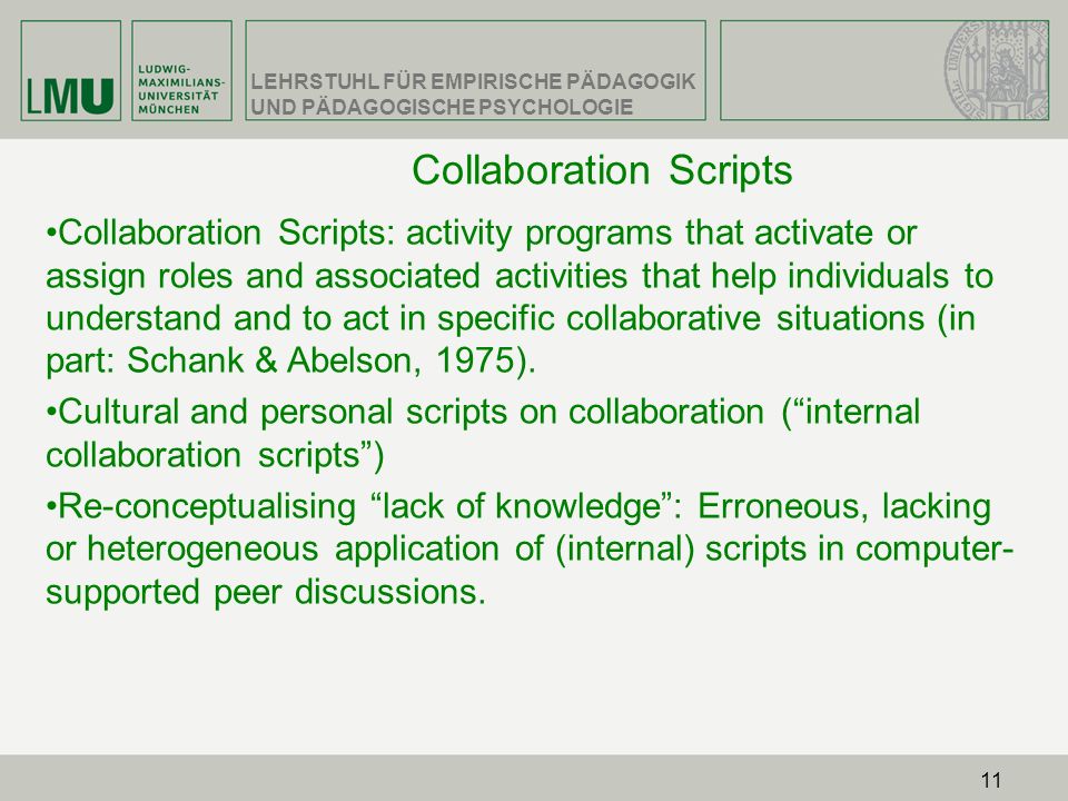 Collaboration Scripts